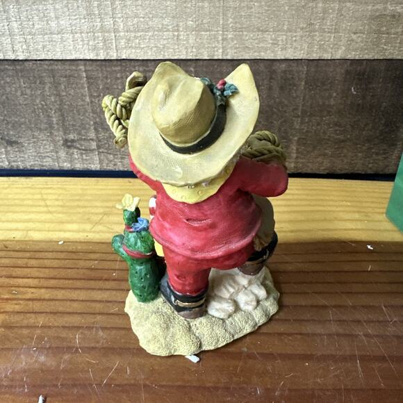 Holiday Time Western Cowboy Santa With Rope In Box - Picture 4 of 7